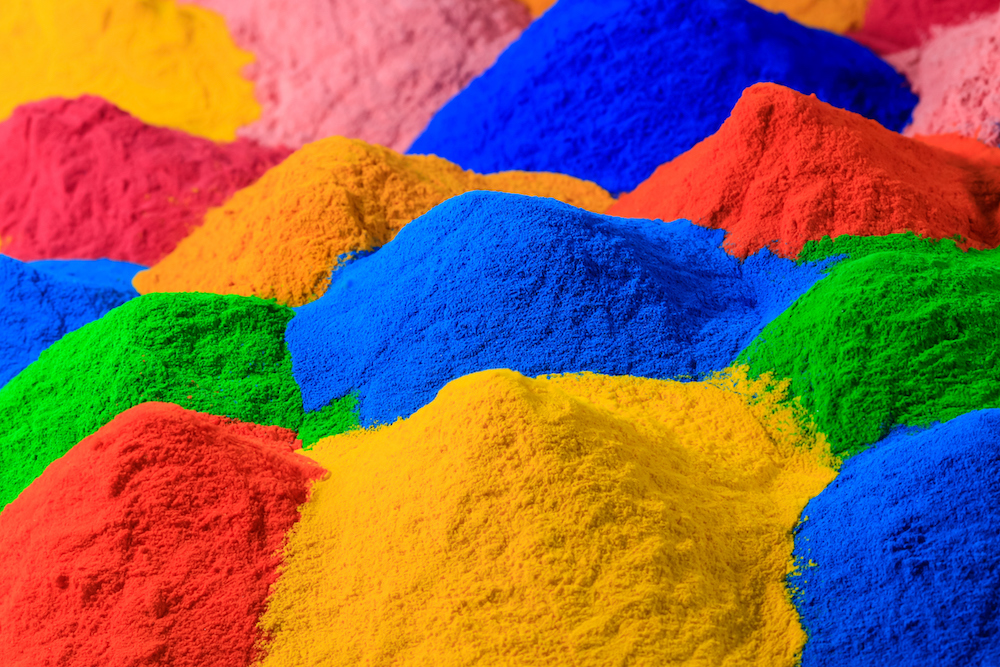 colorful high temperature powder coating